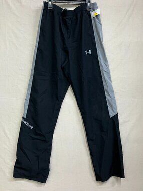 Under Armour Track Joggers Pants Women's YXL Black Gray Loose Athletic Wind